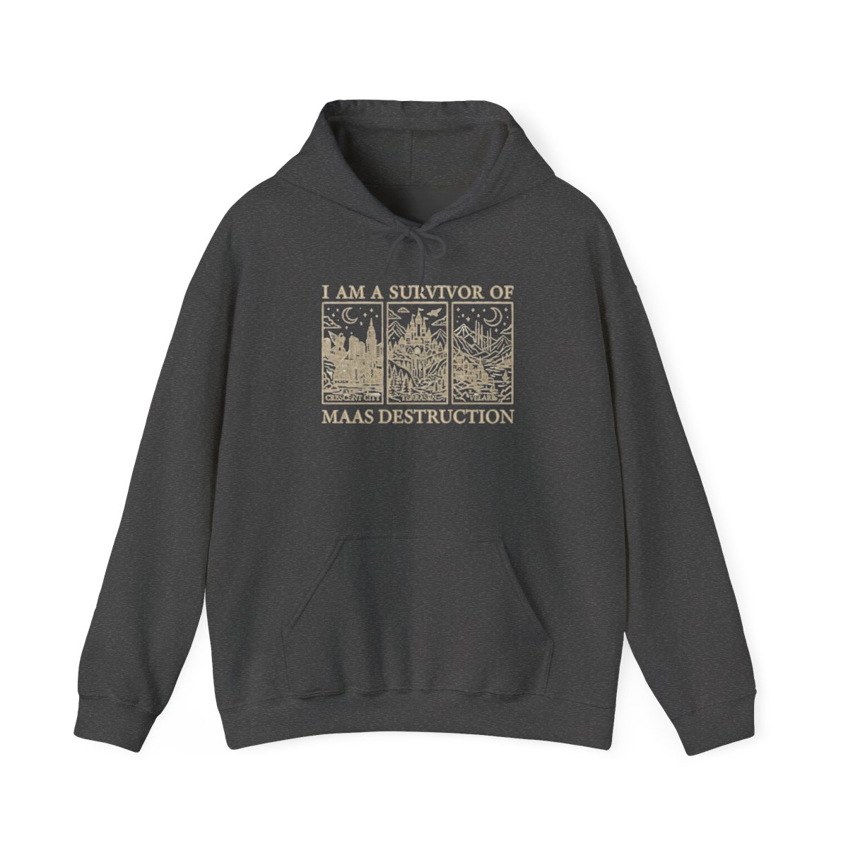 SJM Books Shirts + Hoodies: ACOTAR Gift for Romantasy Readers, Maas Destruction Tshirt, TOG C.C. Velaris Comfort Colors Hoodie + Hoodie | Sarah J. Maas / ACOTAR