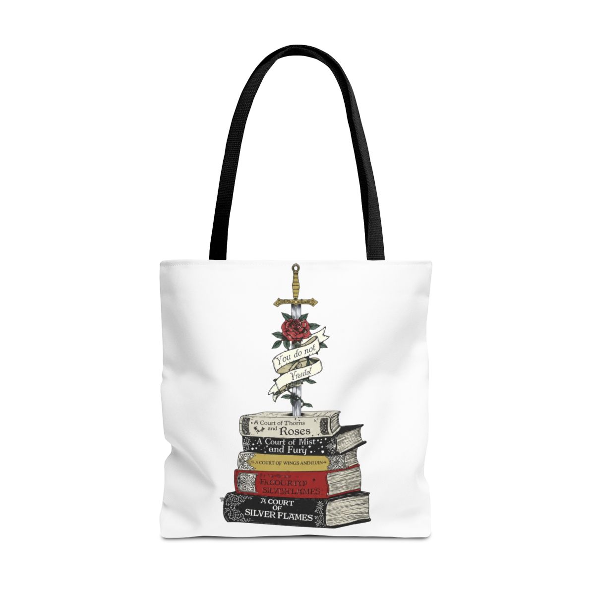 ACOTAR Inspired Gift Fantasy Novel Inspired Gifts Books Lover Gift A Court of Thorns and Rose Bags SJM Gifts | Sarah J. Maas / ACOTAR - alternate angle 3, merchandise