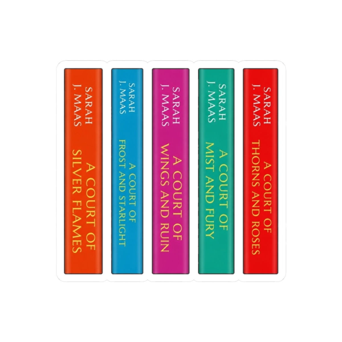ACOTAR Book Spines | Sarah J. Maas / ACOTAR - alternate angle 3, merchandise
