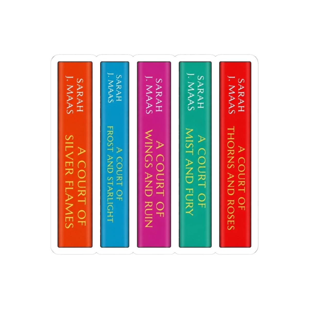 ACOTAR Book Spines | Sarah J. Maas / ACOTAR
