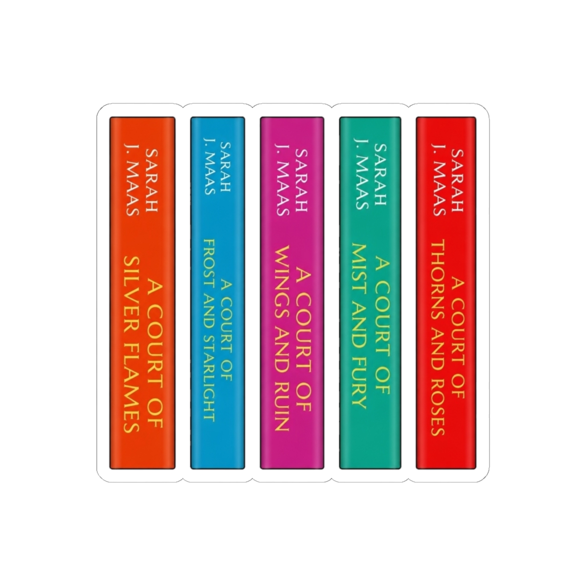 ACOTAR Book Spines | Sarah J. Maas / ACOTAR - alternate angle 1, merchandise