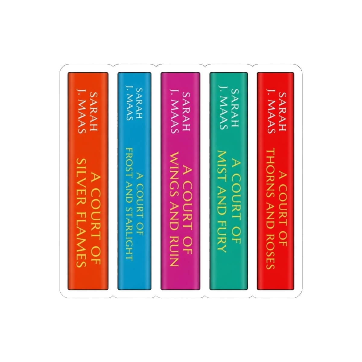 ACOTAR Book Spines | Sarah J. Maas / ACOTAR