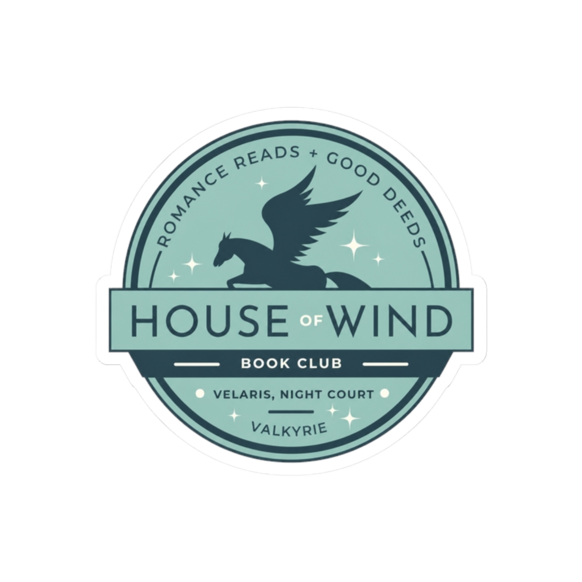 House of Wind Book Club Nesta ACOSF Sticker SJM Merch | Sarah J. Maas / ACOTAR - alternate angle 3, merchandise