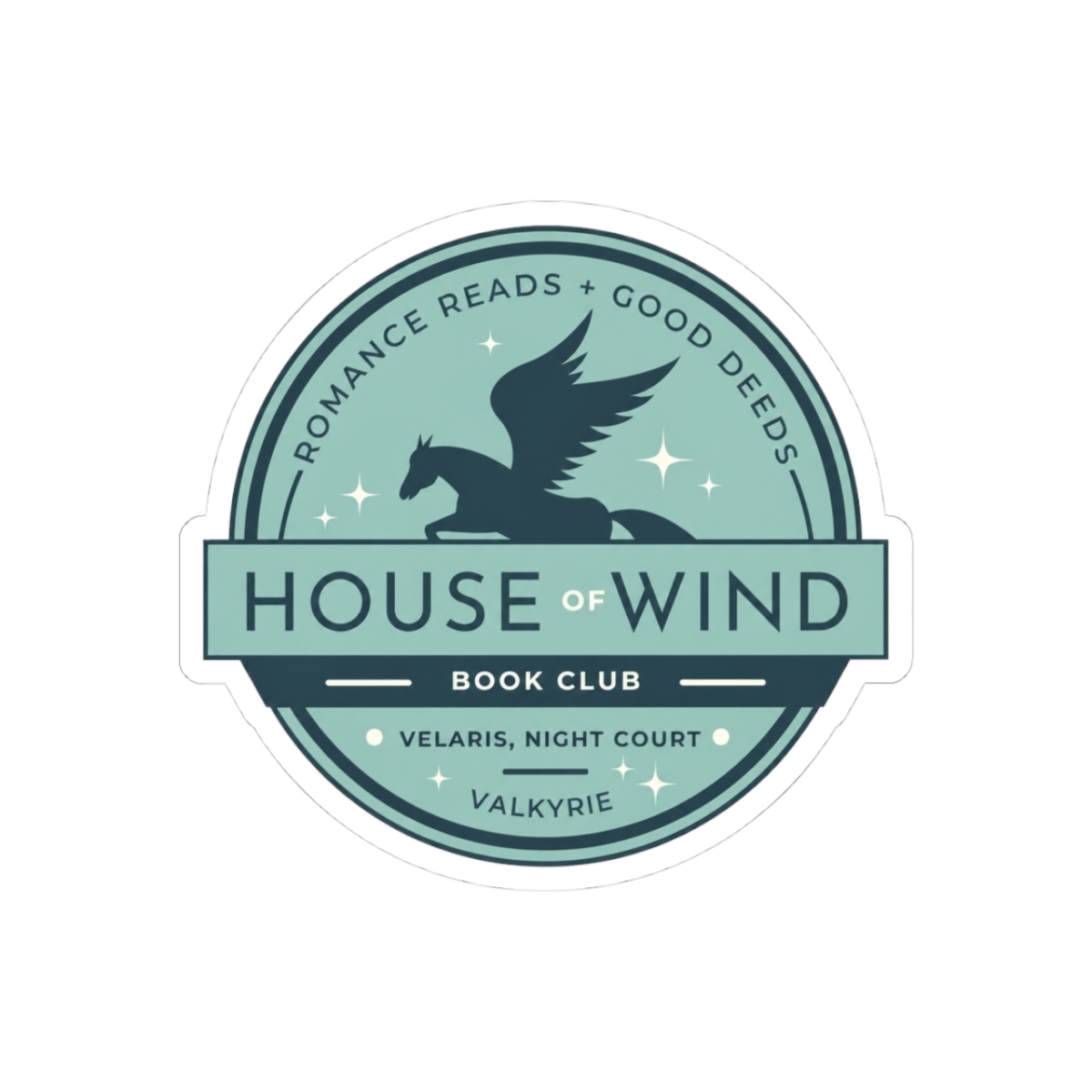 House of Wind Book Club Nesta ACOSF Sticker SJM Merch | Sarah J. Maas / ACOTAR