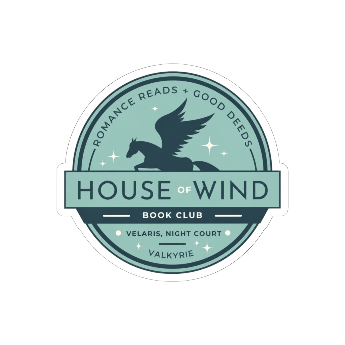 House of Wind Book Club Nesta ACOSF Sticker SJM Merch | Sarah J. Maas / ACOTAR - alternate angle 1, merchandise