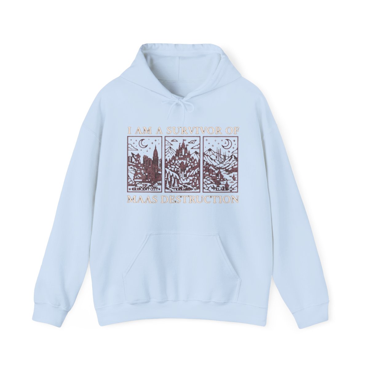 CANADA SJM Books Hoodie: ACOTAR Hoodies for Romantasy Readers, Maas Destruction Hooded Sweater, Cozy Reading Hoodie | Sarah J. Maas / ACOTAR