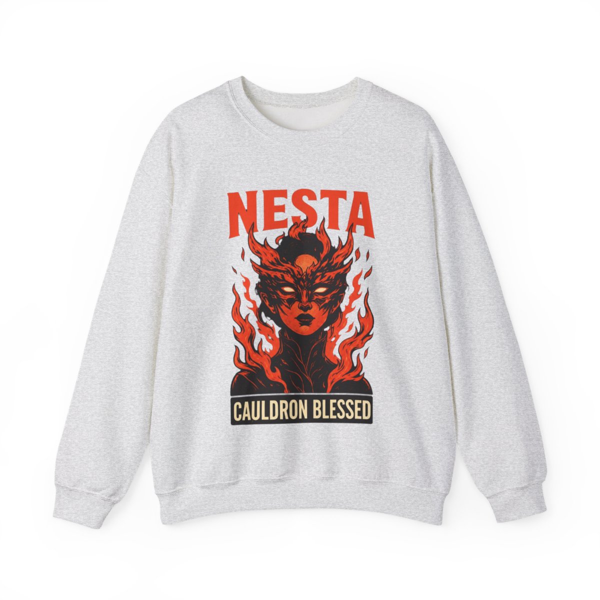 Nesta Archeron Valkyrie - Sarah J Maas Crewneck | Sarah J. Maas / ACOTAR - alternate angle 2, merchandise