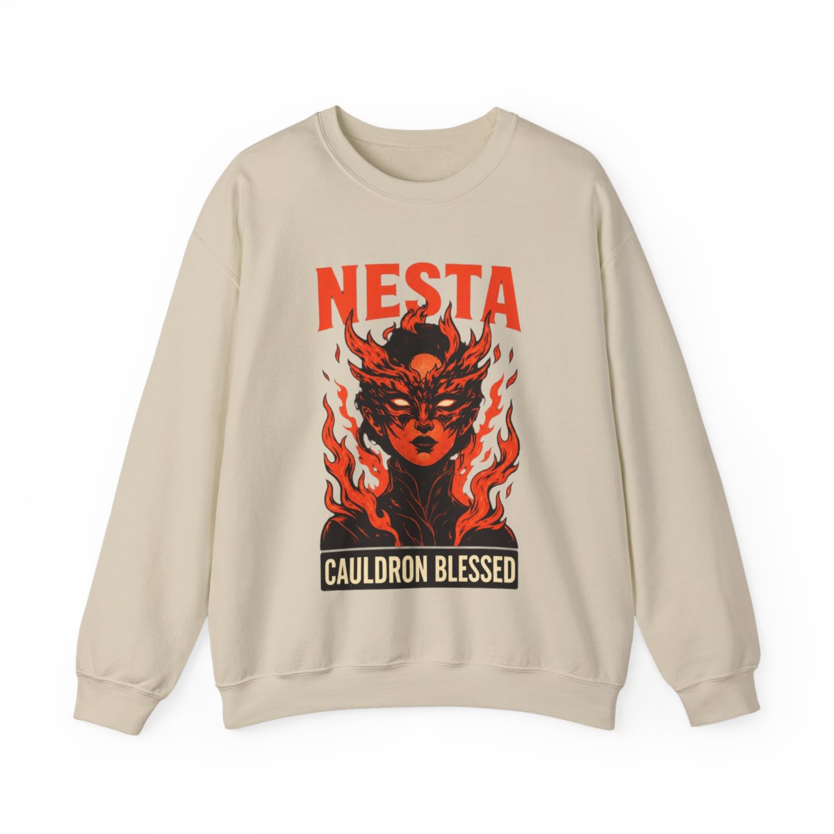 Nesta Archeron Valkyrie - Sarah J Maas Crewneck | Sarah J. Maas / ACOTAR - alternate angle 4, merchandise